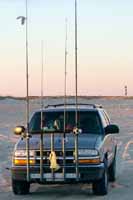 Ready for fishing at Cape Hatteras